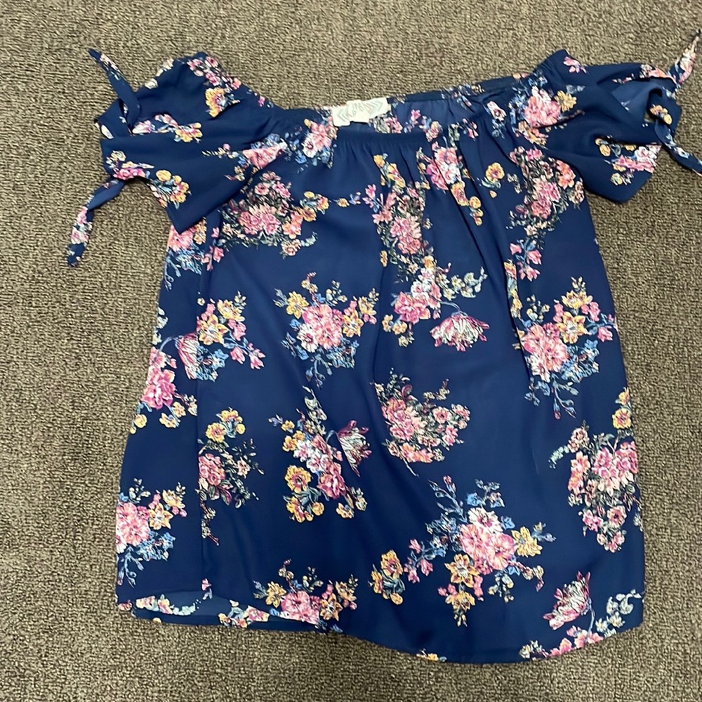 Flower Print Top